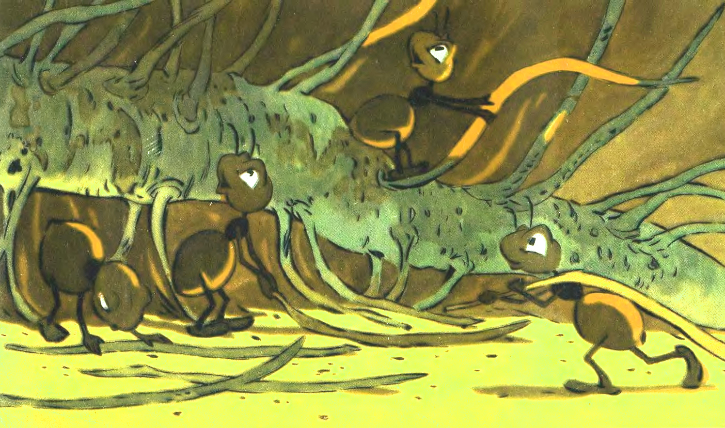 Муравьишка-хвастунишка сказка по мотивам В. Бианки 1963г. читать ...