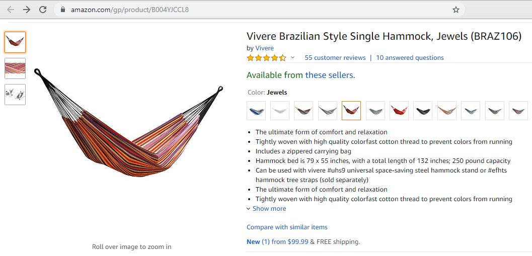 Profitable patio product for dropshipping from Walmart on Amazon