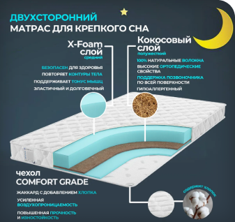 Матрас x sleep roll active