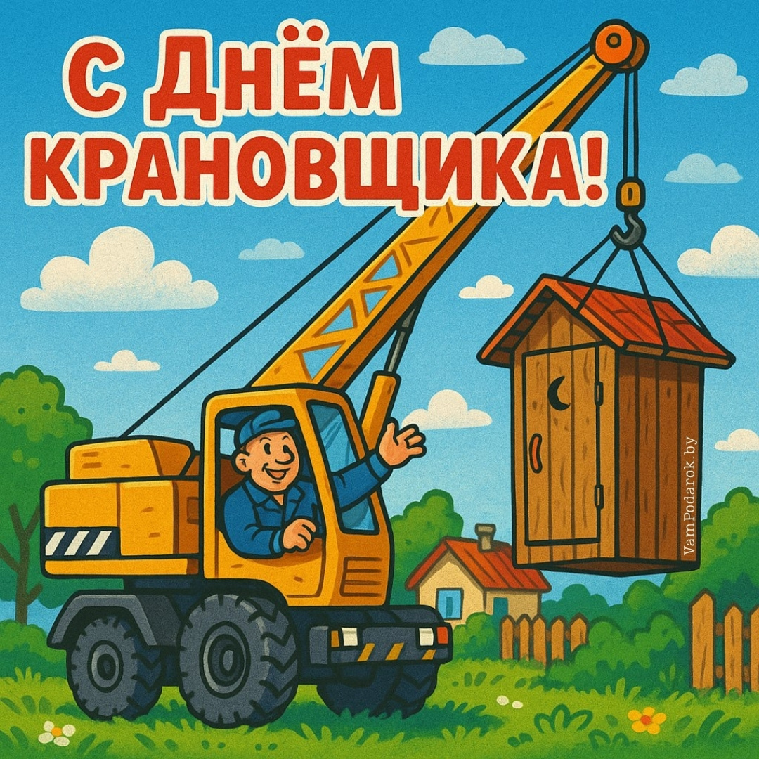 День крановщика - открытка