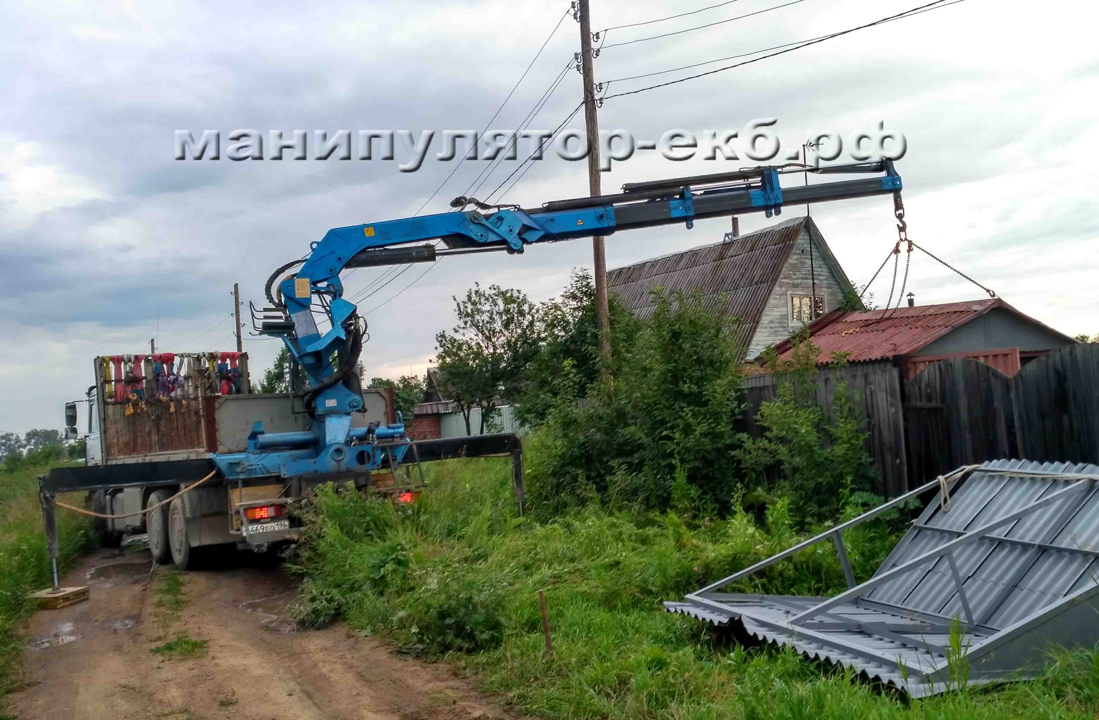 Манипулятор с установкой сзади