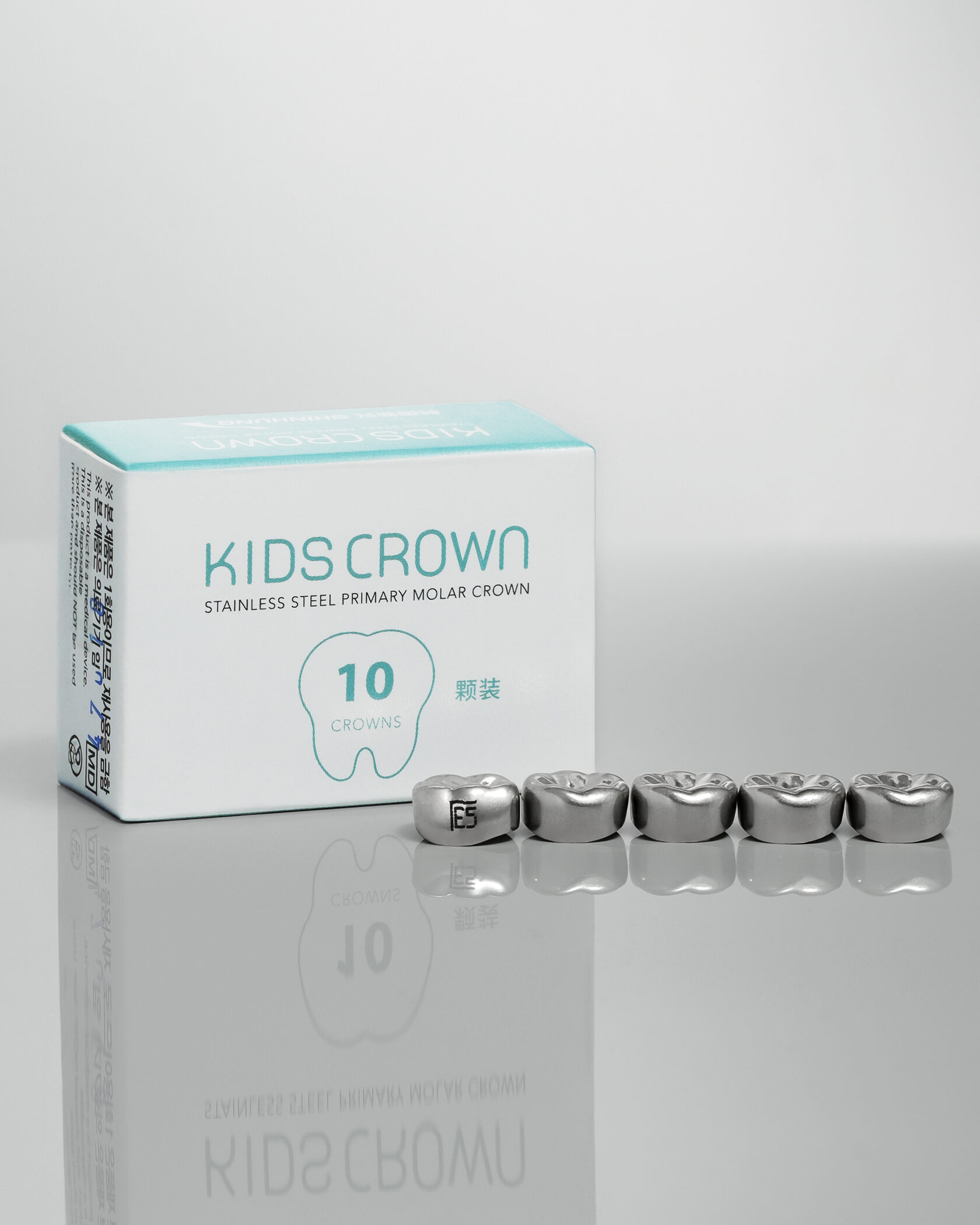 Упаковка коронок Kids Crown на молочные зубы — 10 штук