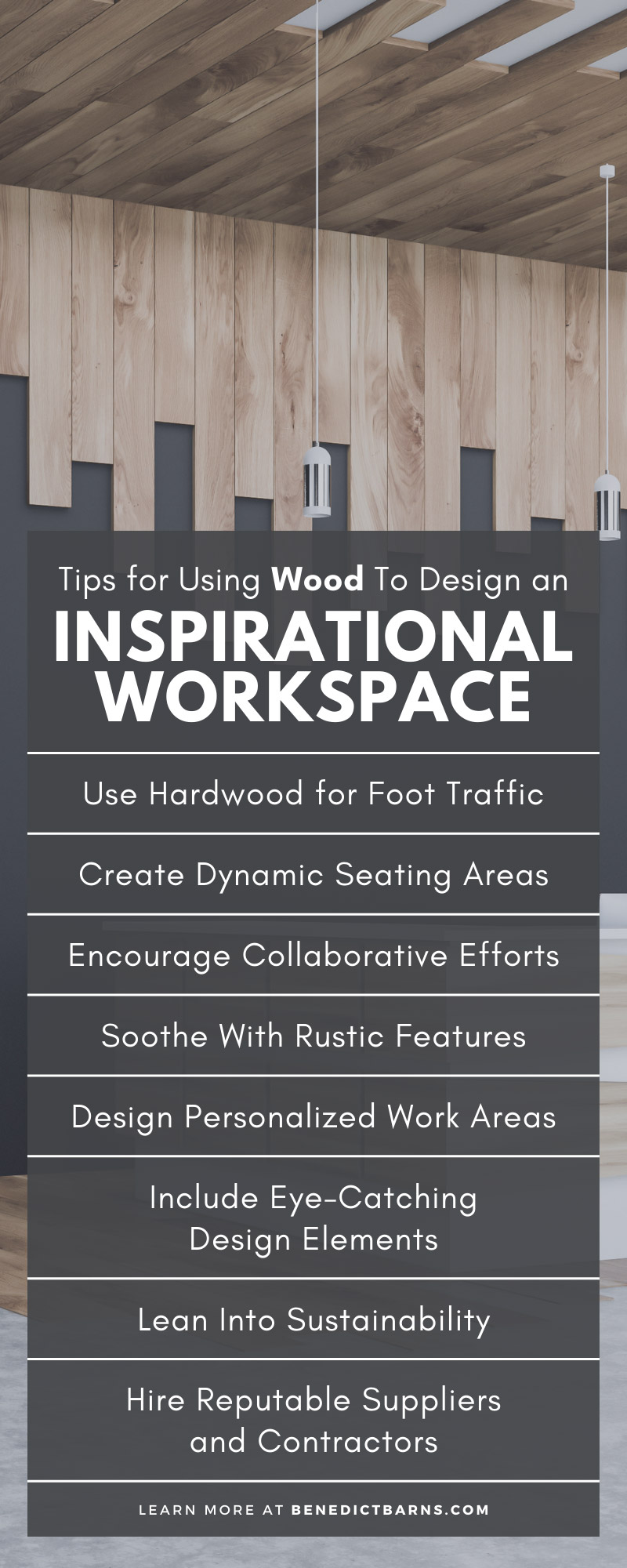 Tips for Using Wood To Design an Inspirational Workspace