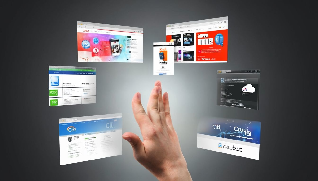 Human Hand Interacting With Floating Web Browser WiЦифровые сервисы Италии регистрация, e-счета, тендеры