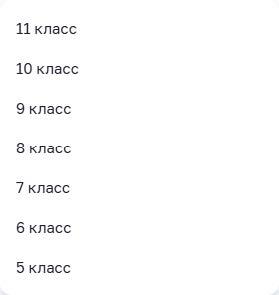 Фильтр Класс