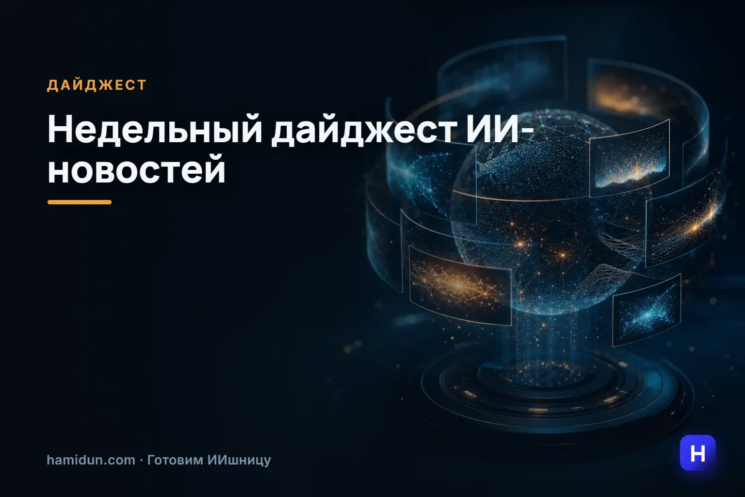 НЕДЕЛЬНЫЙ ДАЙДЖЕСТ ИИ-НОВОСТЕЙ