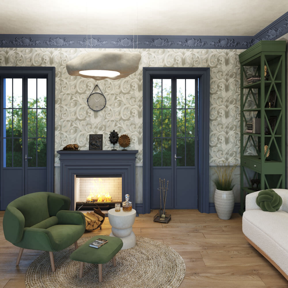 Купить обои в гостинную в Минске