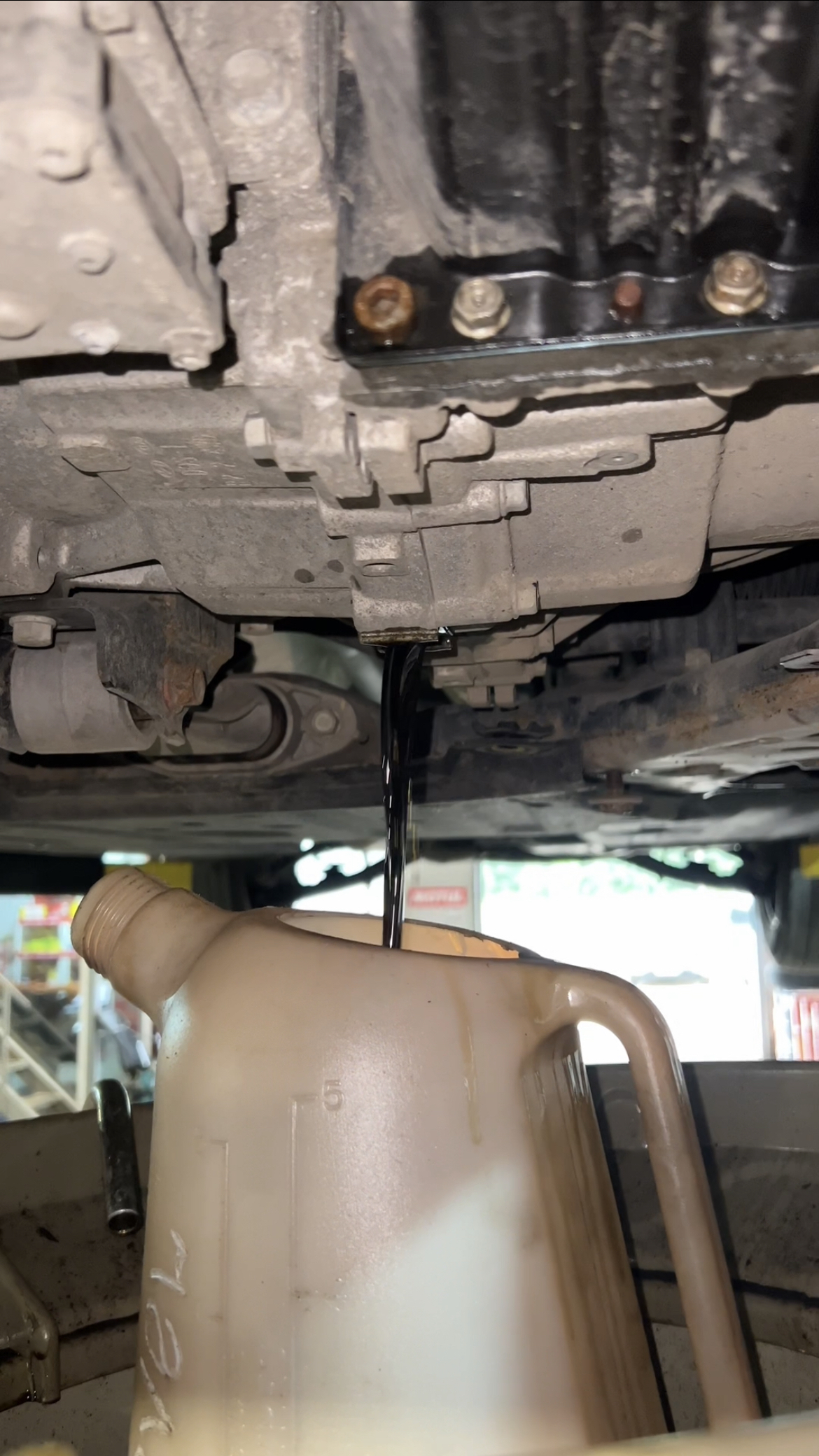 Слив масла из механической секции РКПП