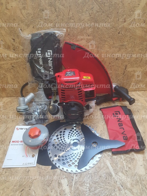 Бензокоса Narva CG-5800 4-тактна — доступна мотокоса 5.8 кВт для трави та бур’янів