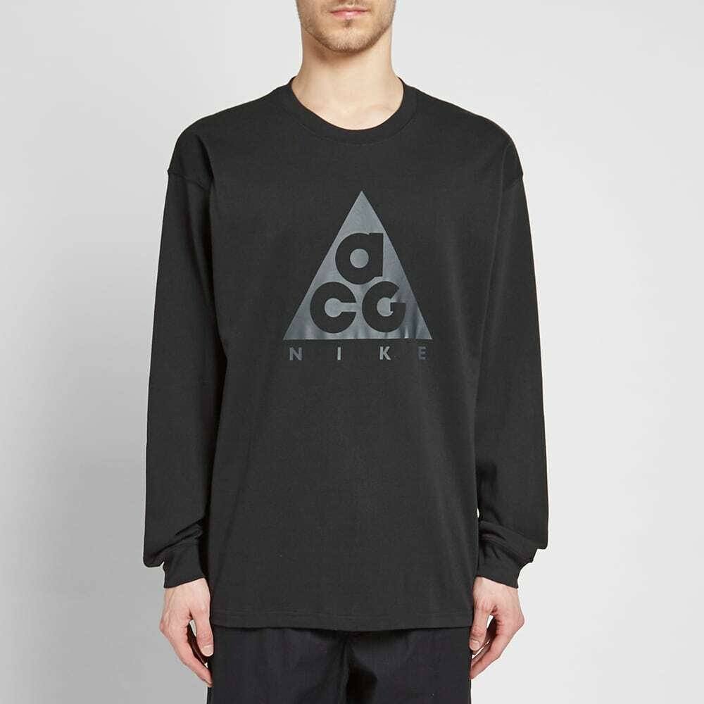 nike acg long sleeve black