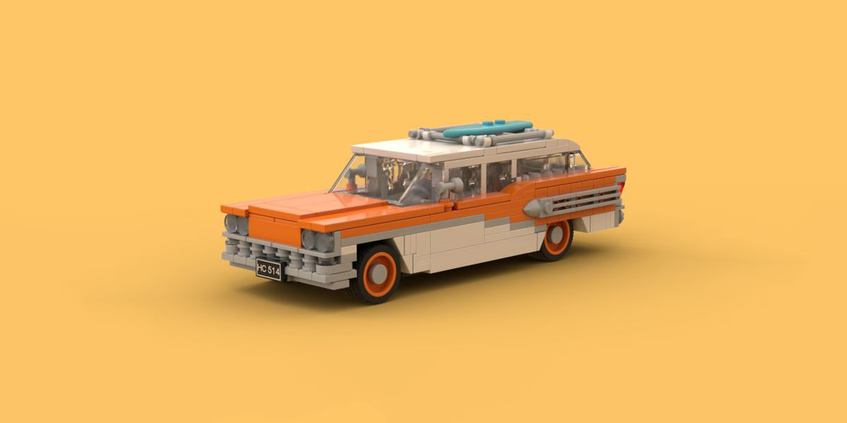 LEGO самоделка: 1958 Buick Century Caballero (рис. 1)