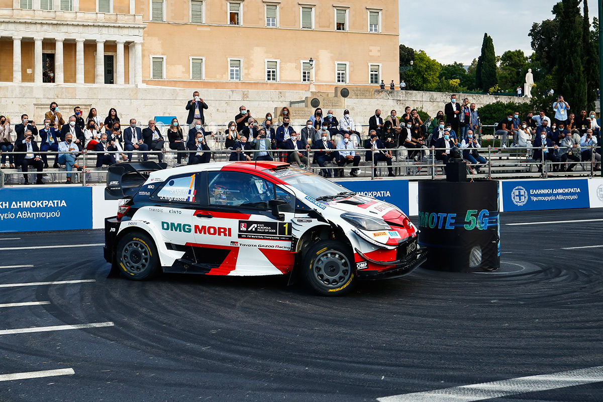 Себастьен Ожье и Жюльен Инграссиа, Toyota Yaris WRC, ралли Акрополь 2021