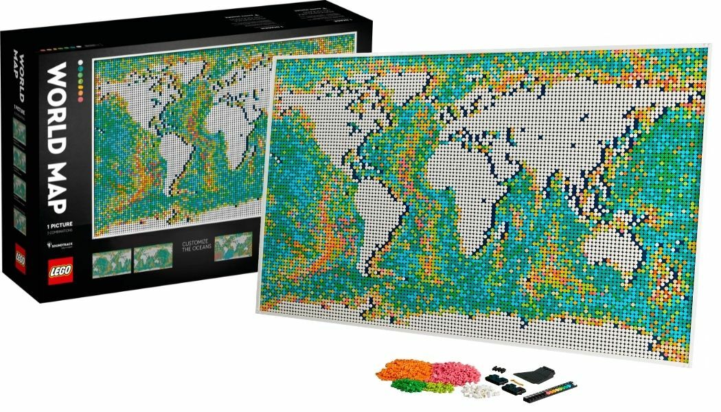 LEGO® Art 31203 Mapa světa