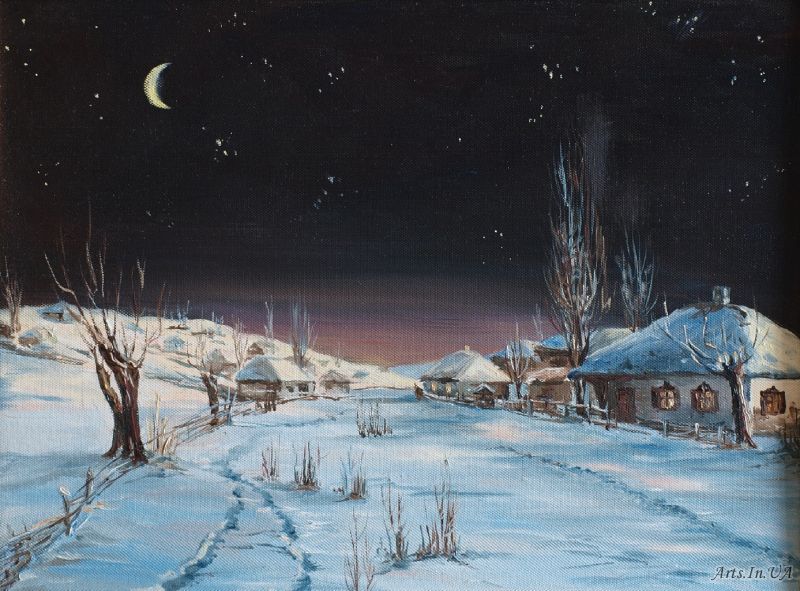 Картинки вечера на хуторе близ диканьки ночь перед рождеством