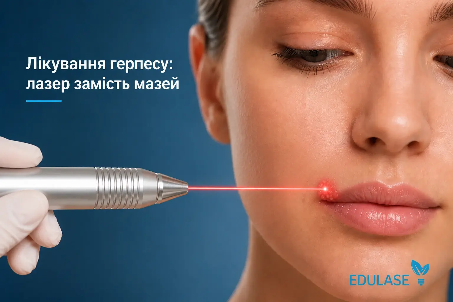 Лазерне лікування герпесу в порожнині рота — діодний лазер для слизової