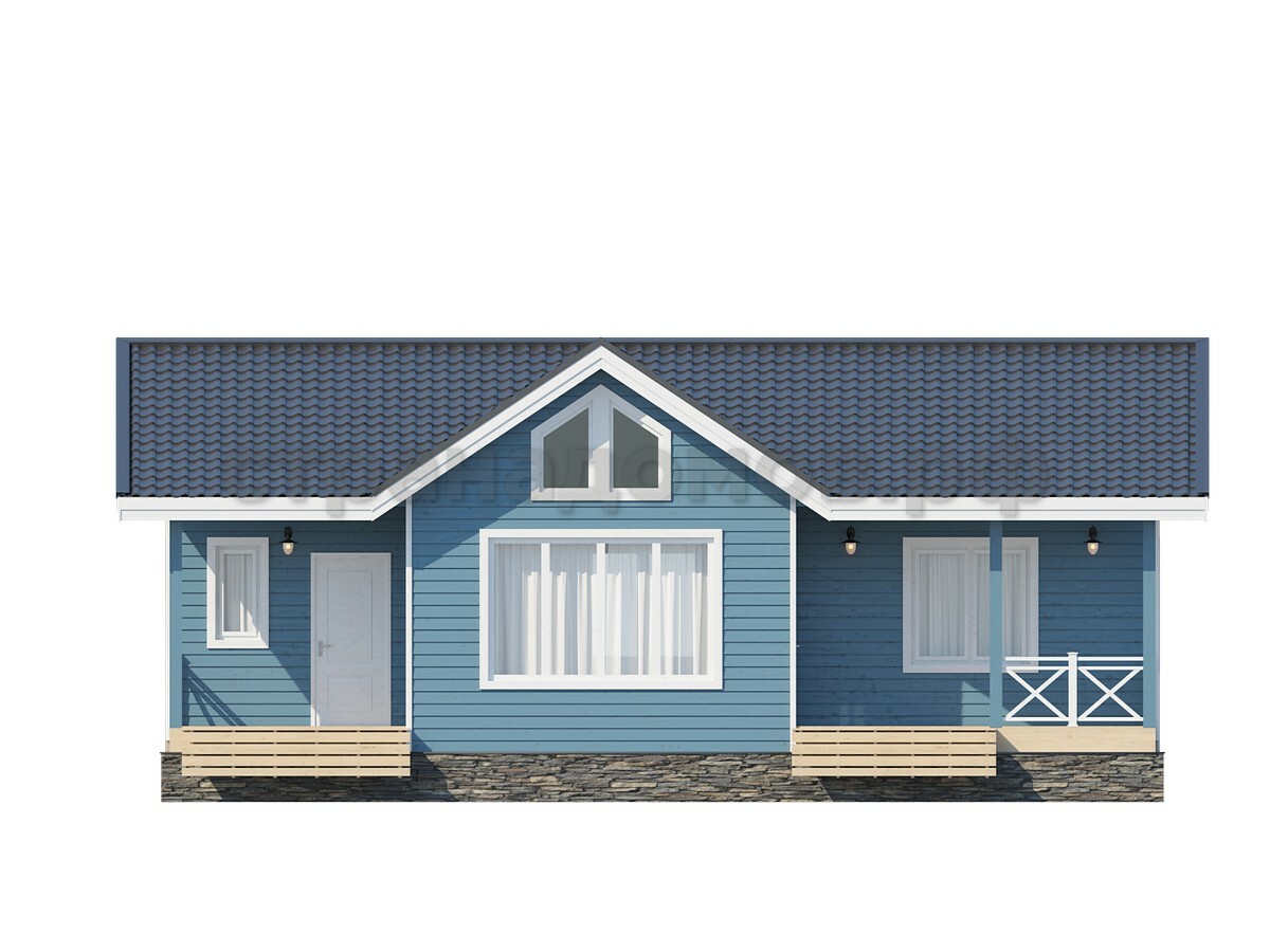 Д-134 Одноэтажный дом под ключ