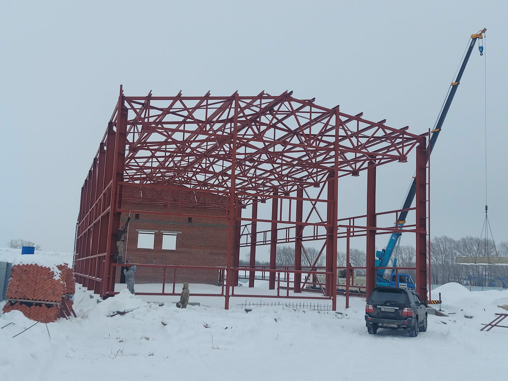 Монтаж металлоконструкций