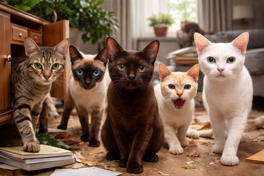ТОП самых упрямых пород кошек