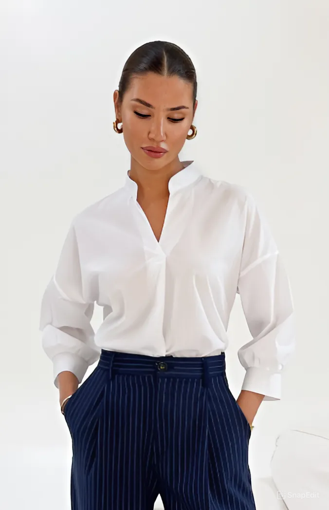 рубашка белого цвета, для офиса, учебы, работы