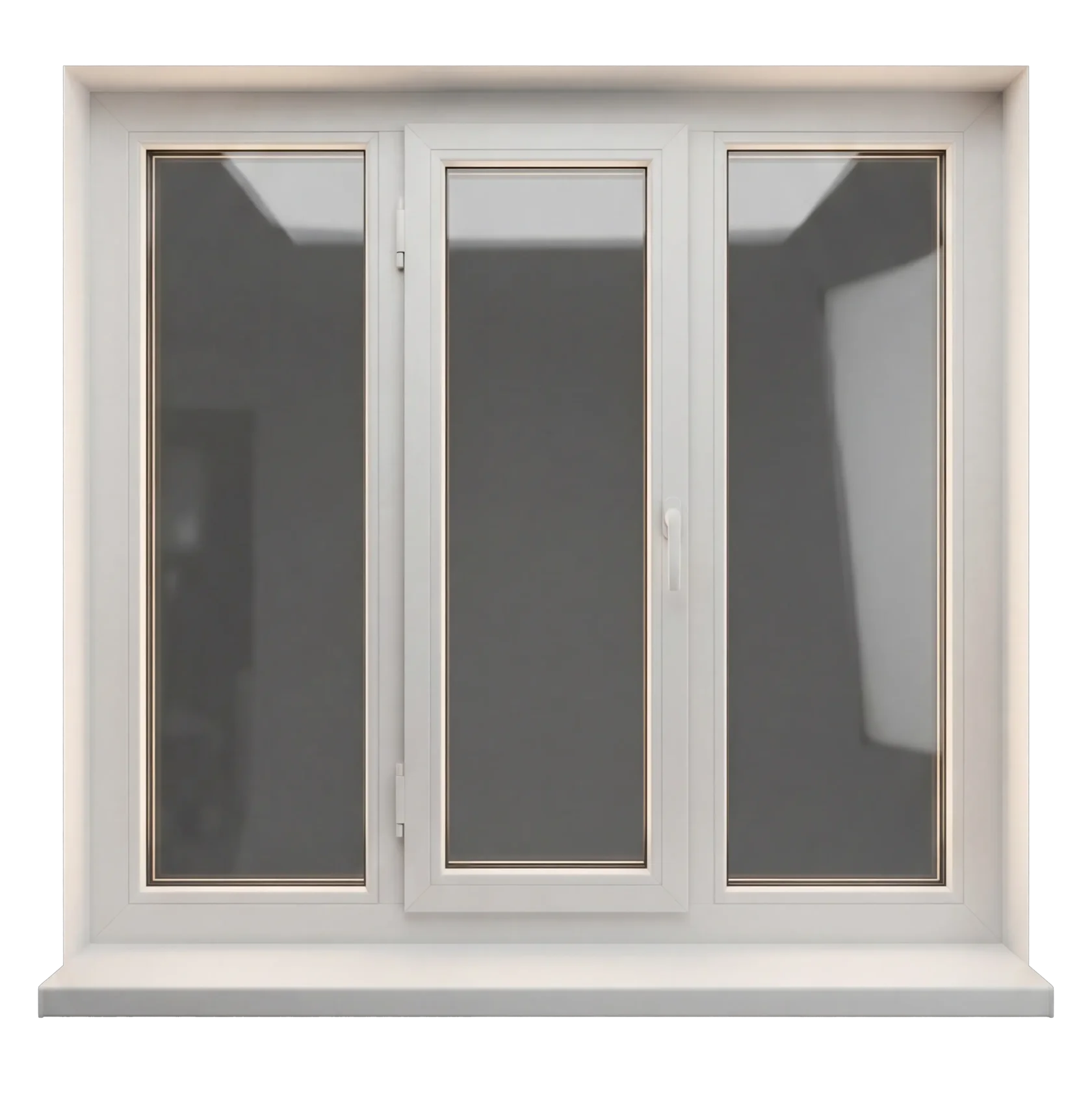 Трехстворчатое окно