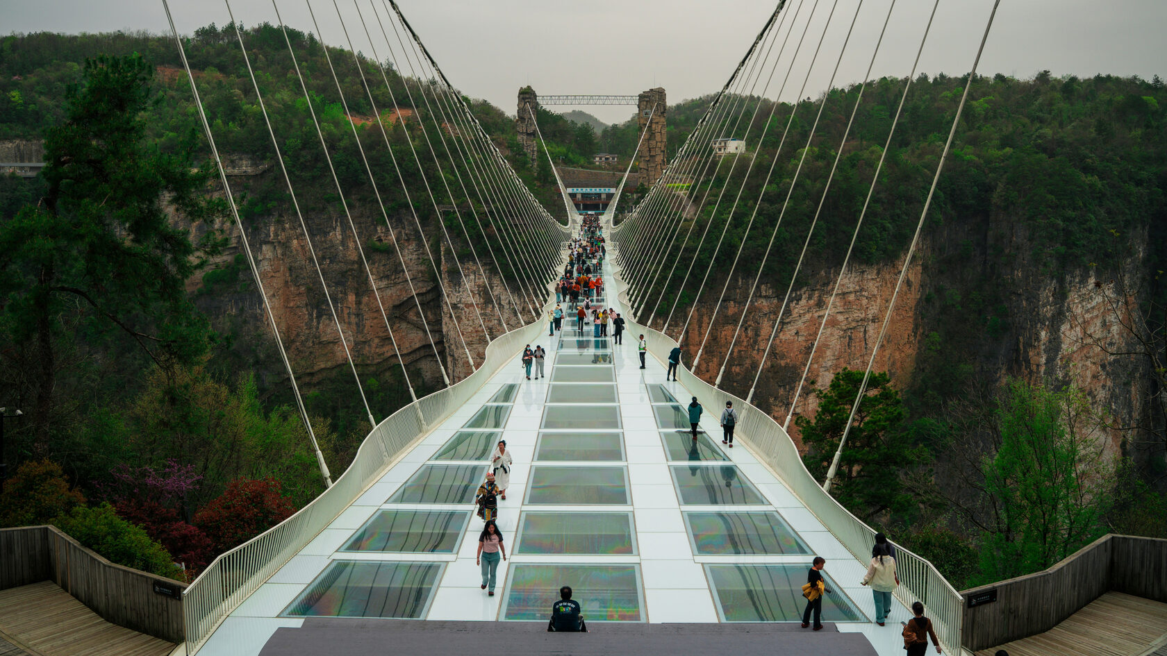 Стеклянный мост. Чжанцзяцзе. Китай.