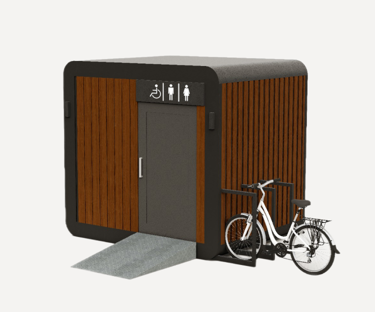 Автономные уличные туалетные модули для парка