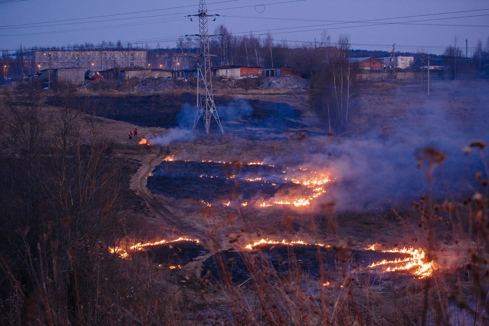 Травяные пожары