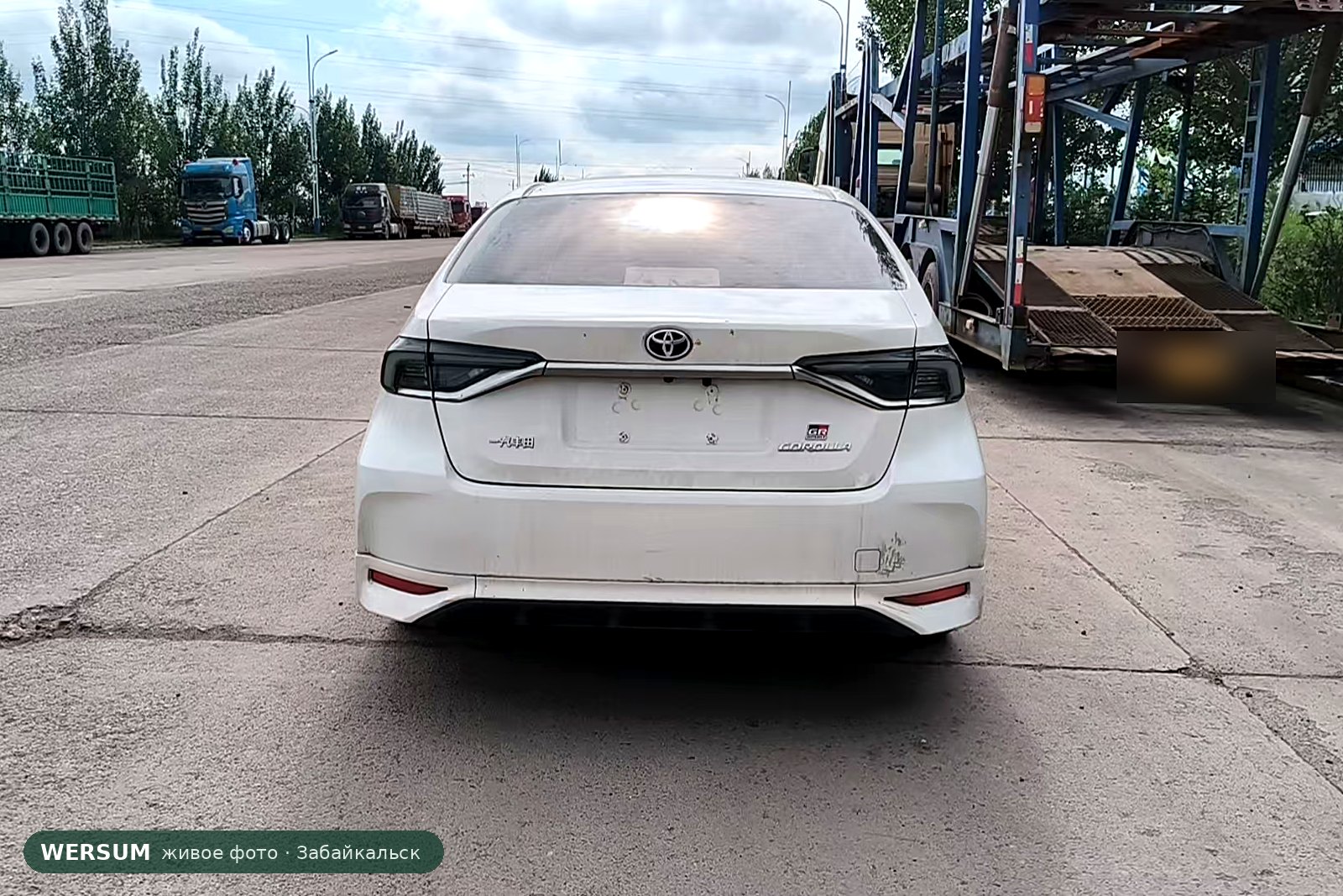 Toyota Corolla, сзади