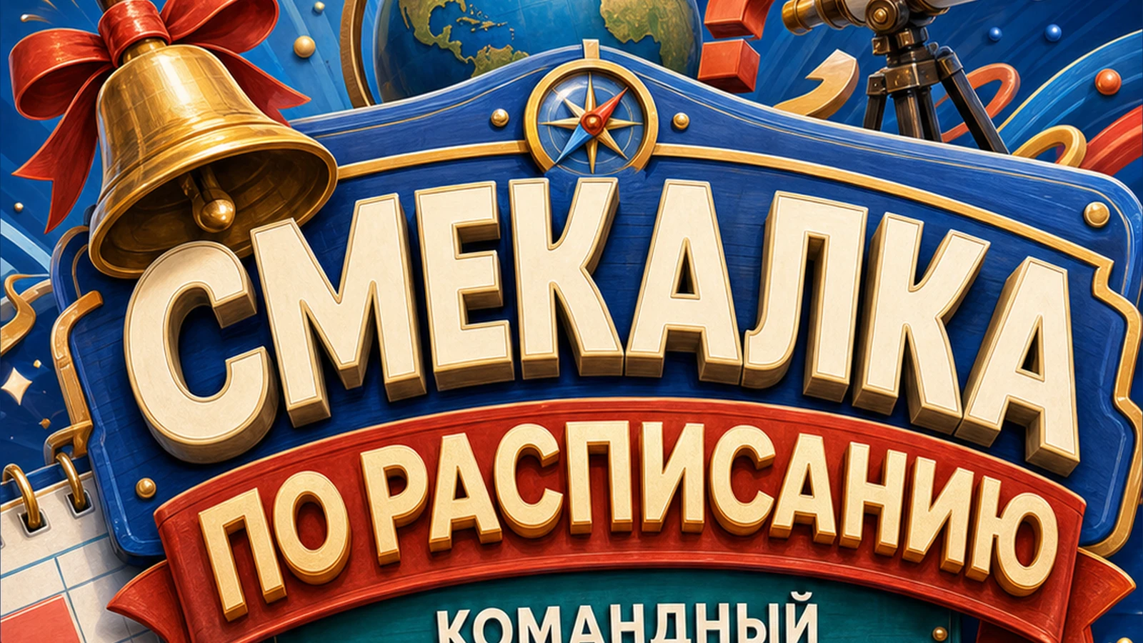 Афиша командной игры Смекалка по расписанию для 2–4 классов
