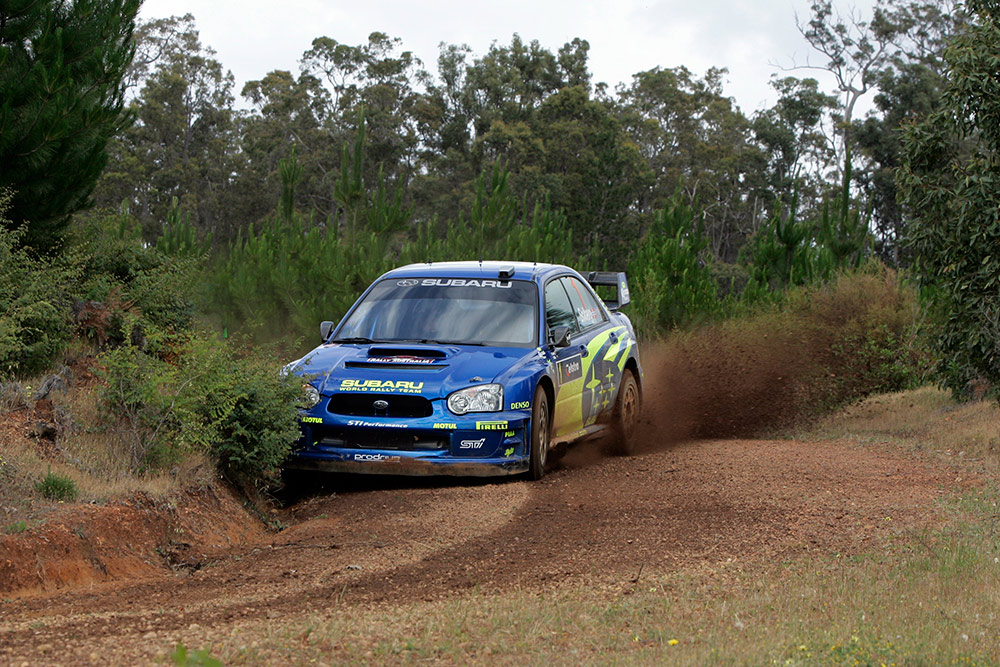 Петтер Сольберг и Фил Миллз, Subaru Impreza S10 WRC '04 (555 WRC), ралли Австралия 2004