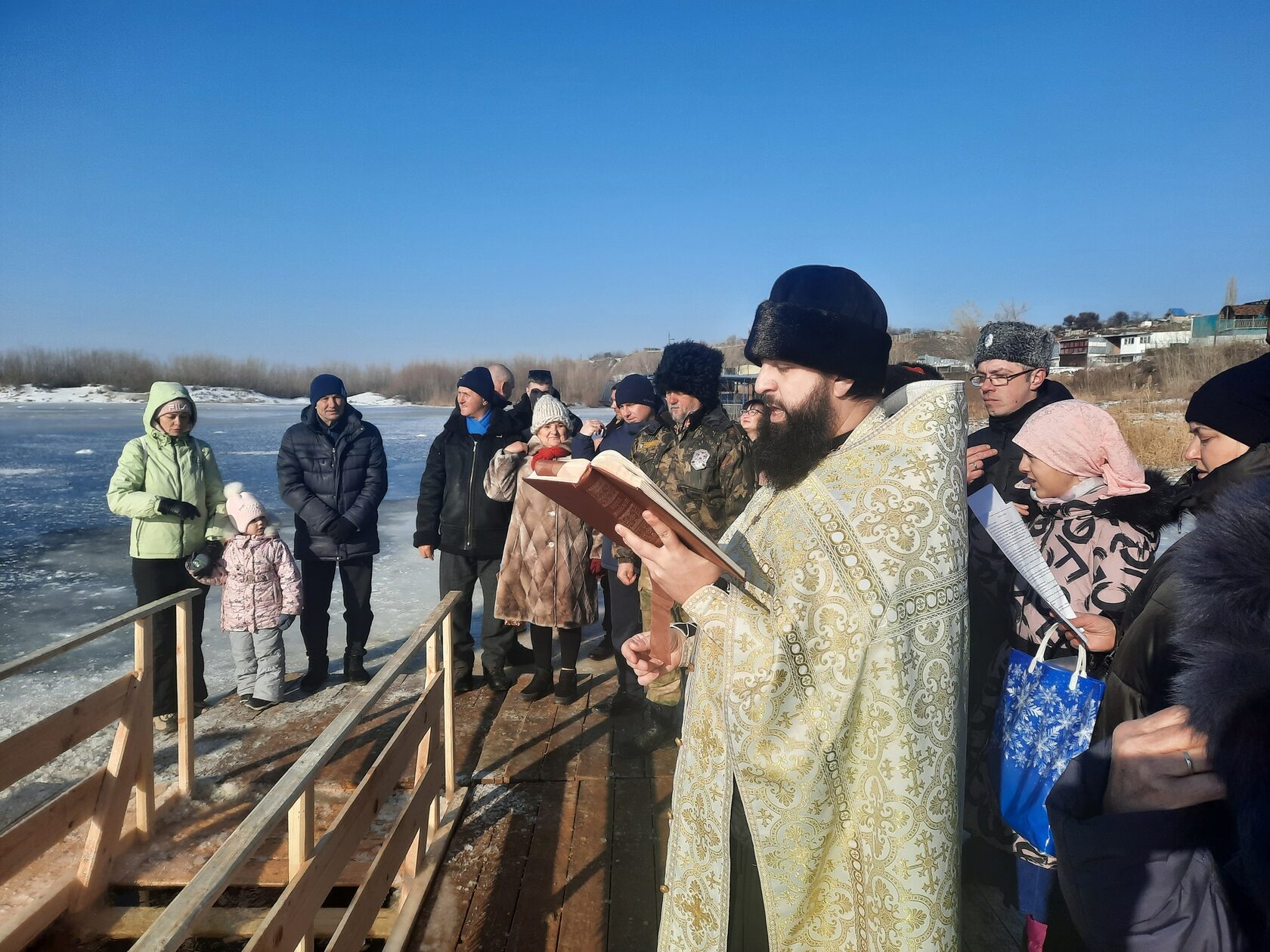 Евангельское крещение. Козий пляж Волжский 2000 года.