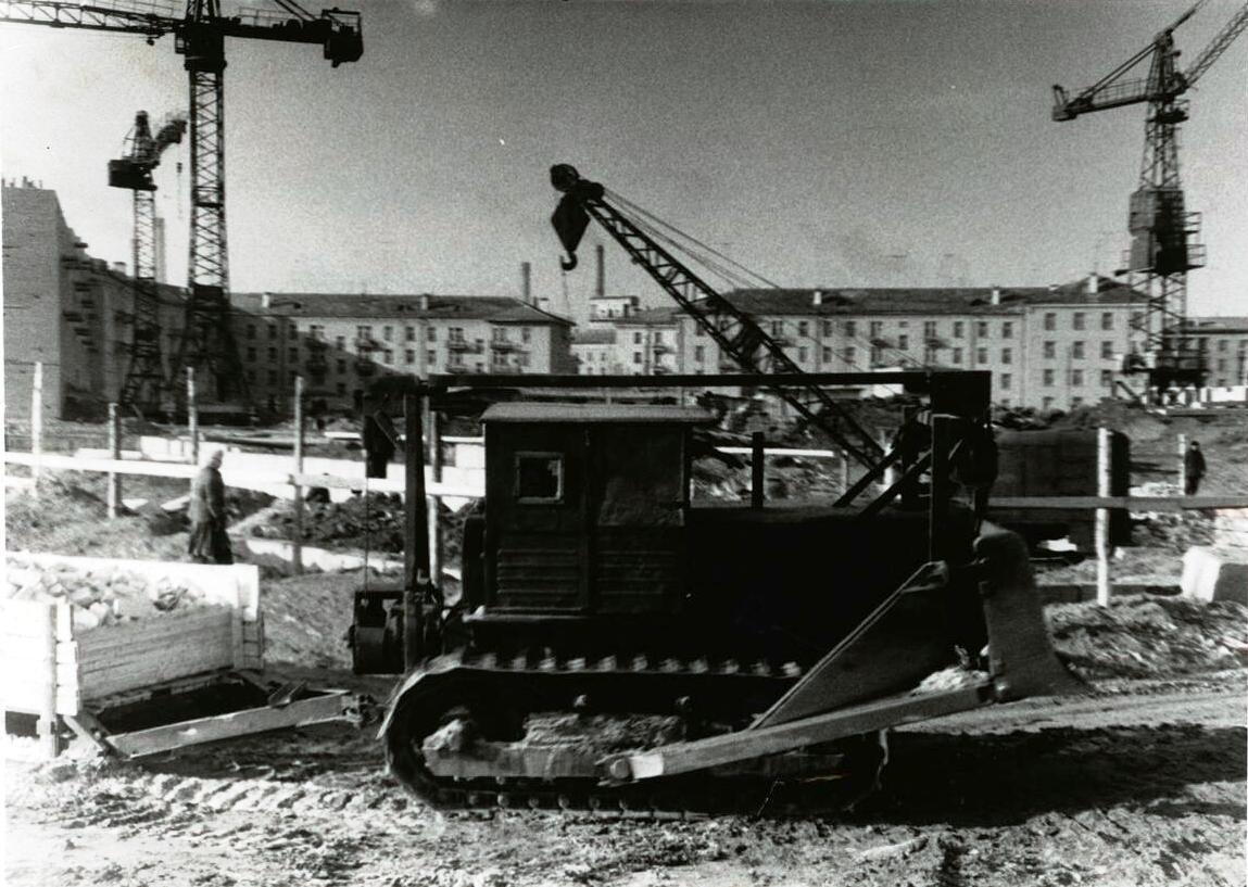 Строительство в Красногорском районе. Квартал № 6. 1957 г.