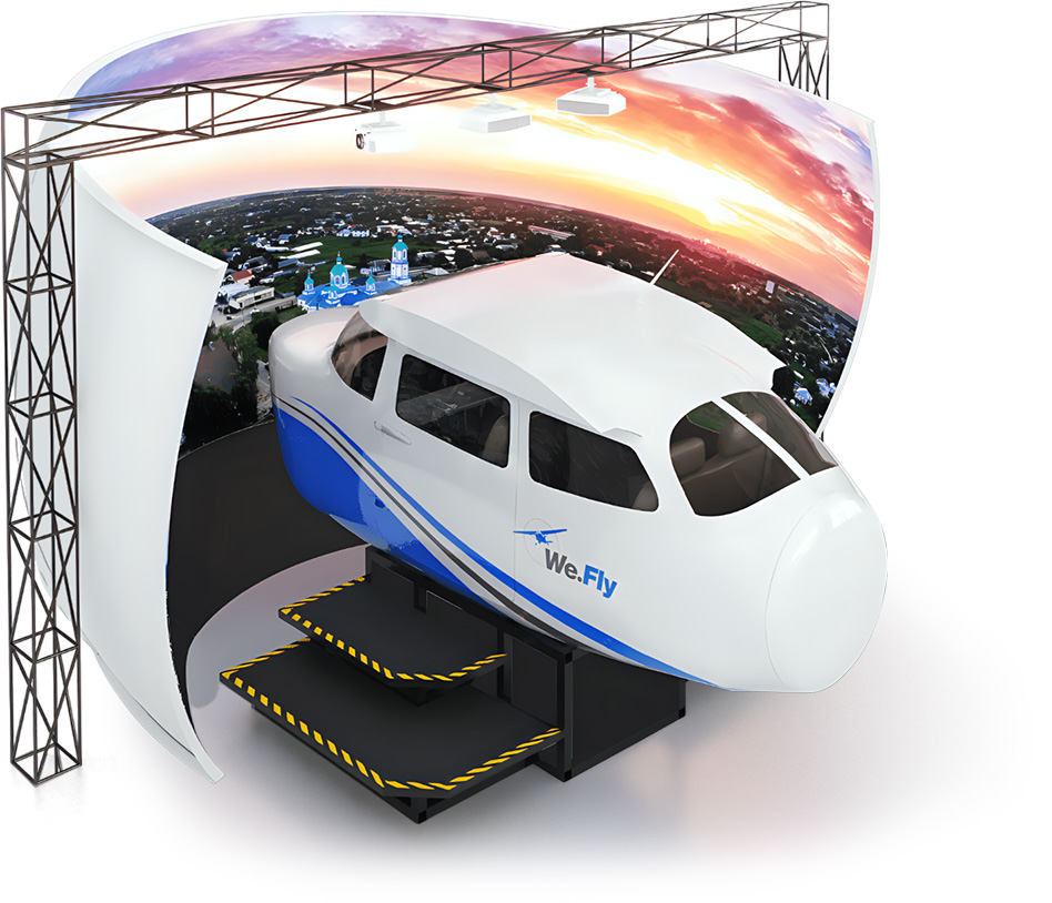 We.Fly - Авиатренажер Cessna 172 в Москве