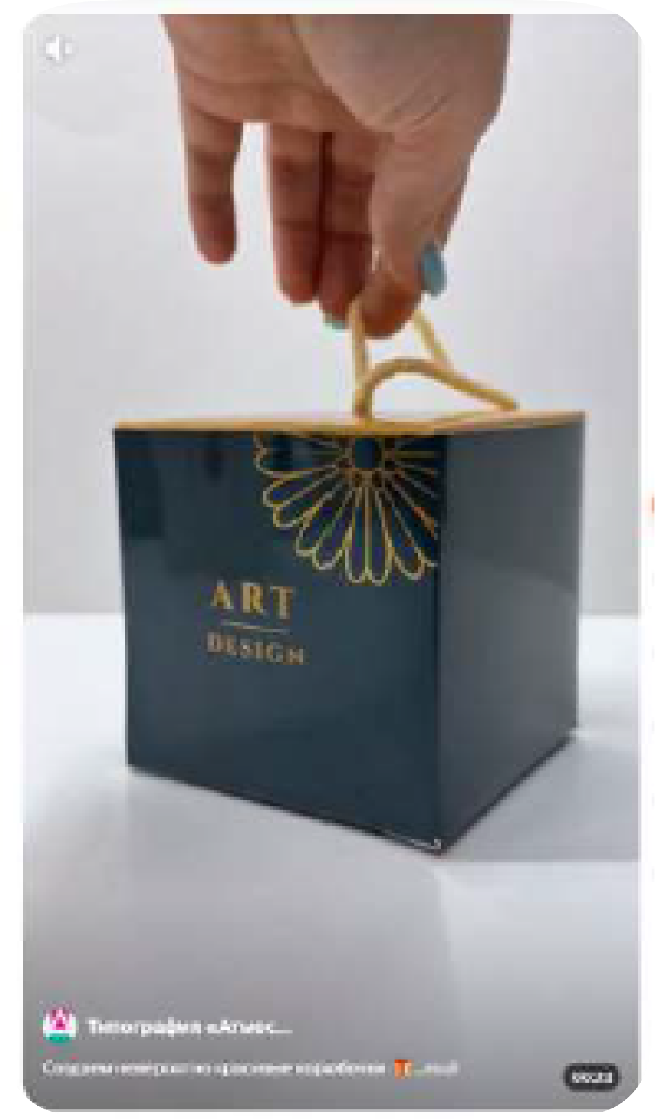 Видео из дзена с коробкой