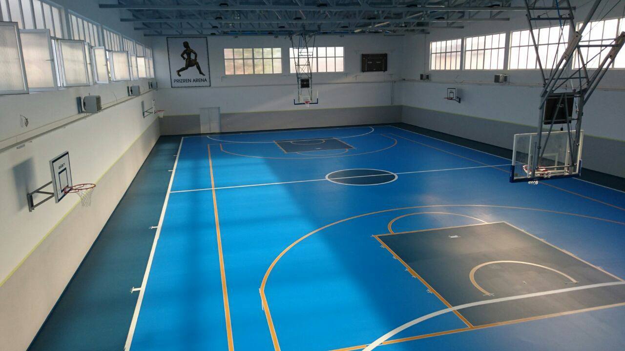 Полиуретановое покрытие для залов