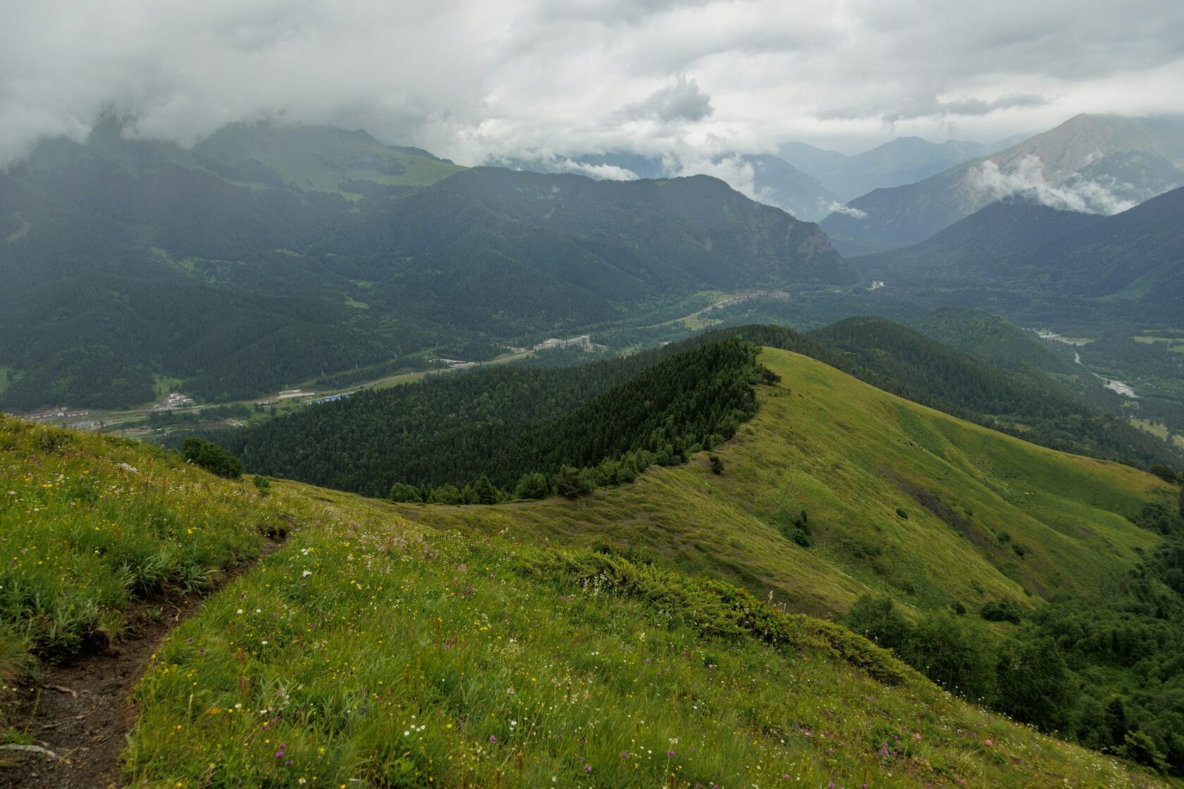 Горные панорамы на маршруте