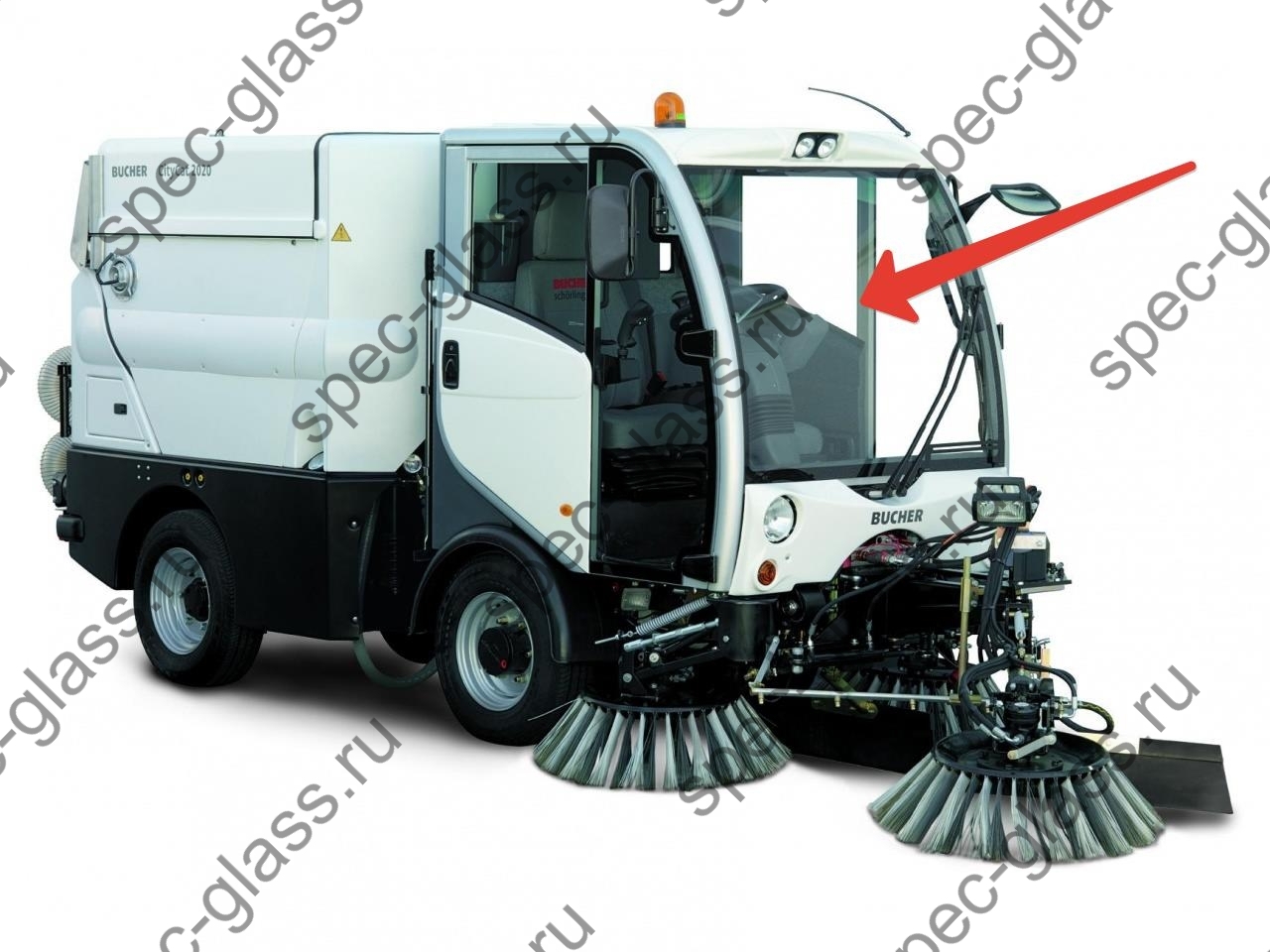 стекло лобовое bucher citycat 2020 matek