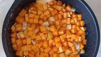 Приготовление варенья из тыквы с лимоном на зиму: шаг 4