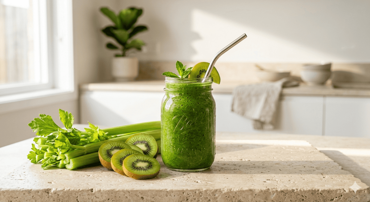 Detoks Smoothie Tarifi: Kereviz ve Kivi ile Metabolizmanızı Hızlandırın