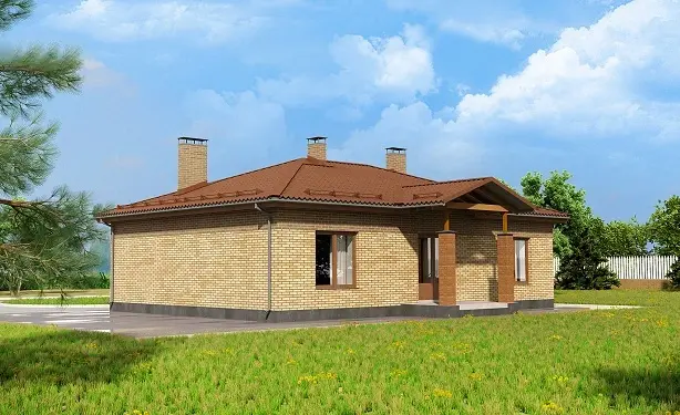 Проект одноэтажного дома (A-112): изображение 4