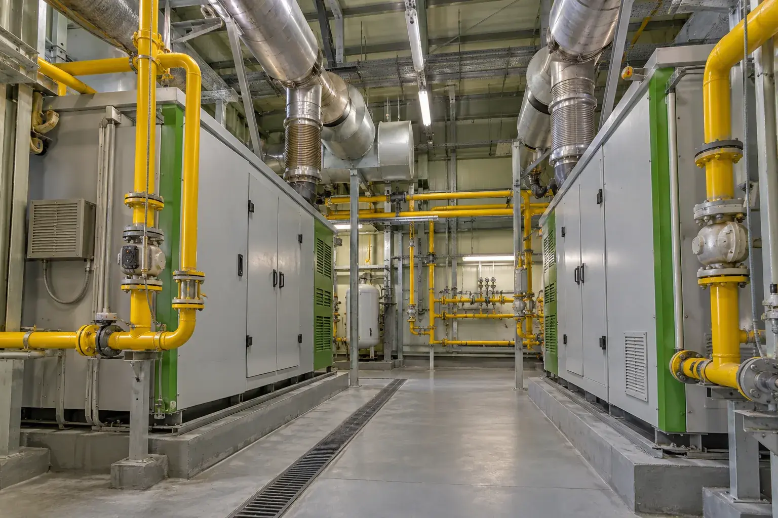 Газоснабжение когенерационного энергоблока гостиницы в Адлере
