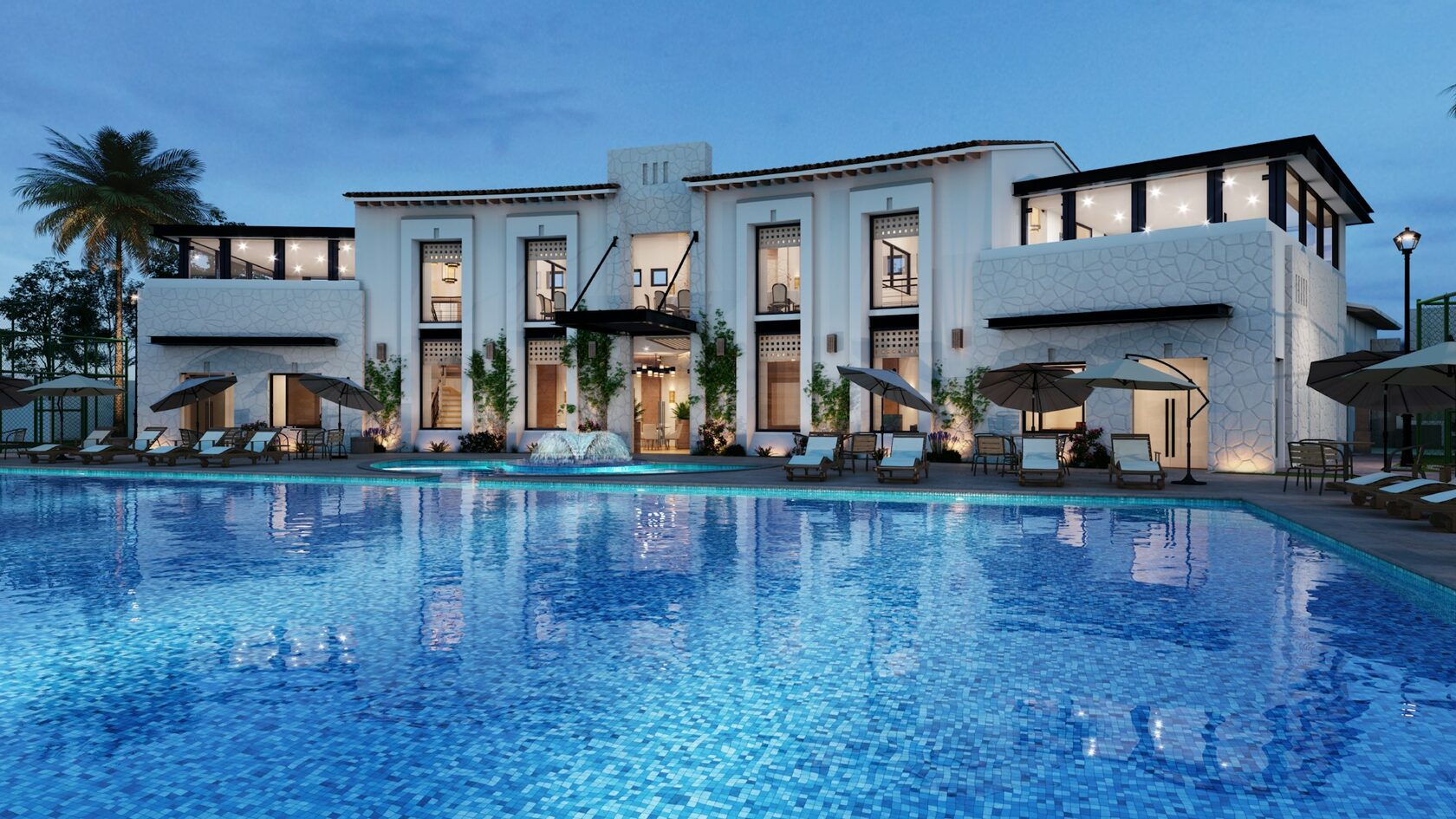 Luxury villa resort with pool