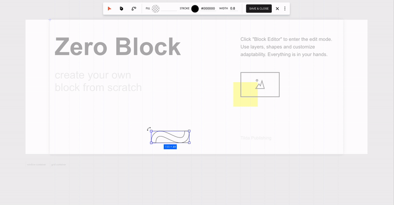 Vector Editor In Tilda's Zero Block │ Tilda Help Center