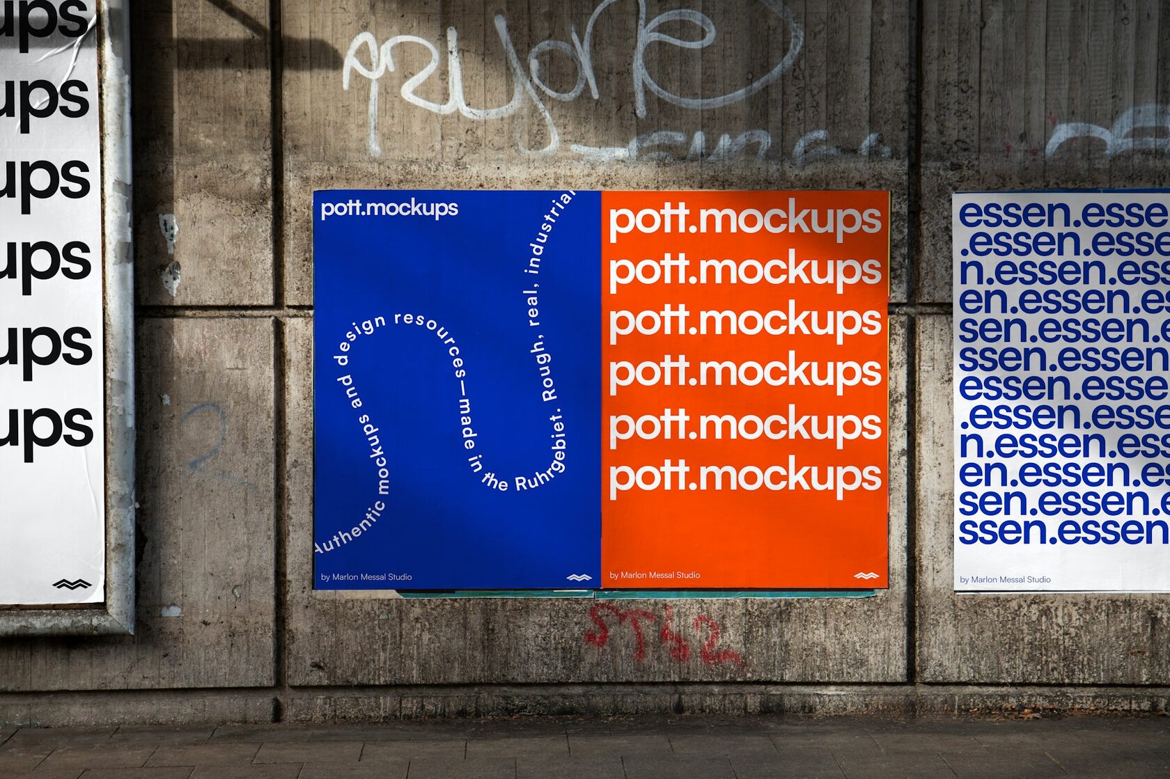 Bold graphic design poster