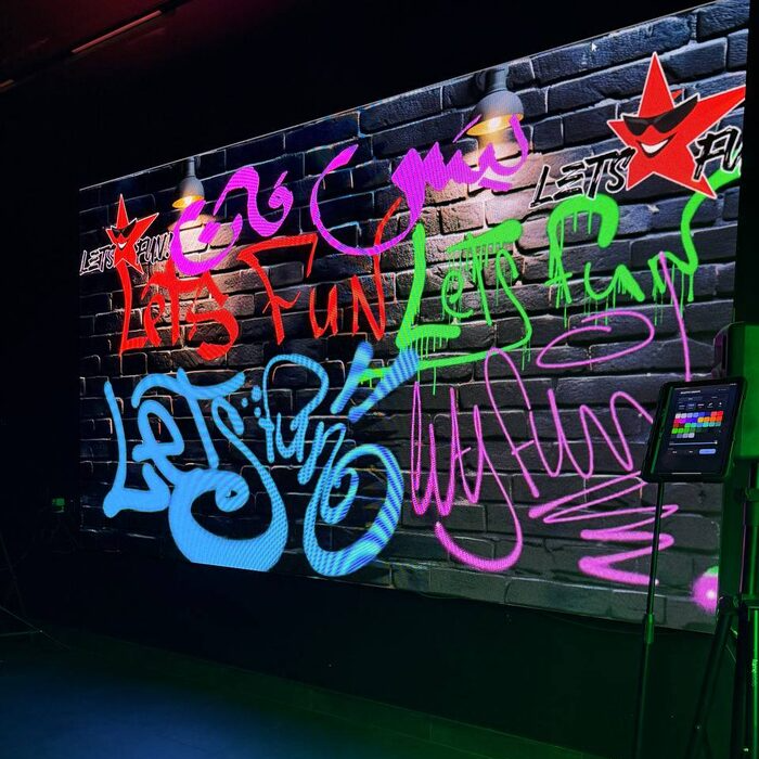 Interactive Digital Graffiti Wall