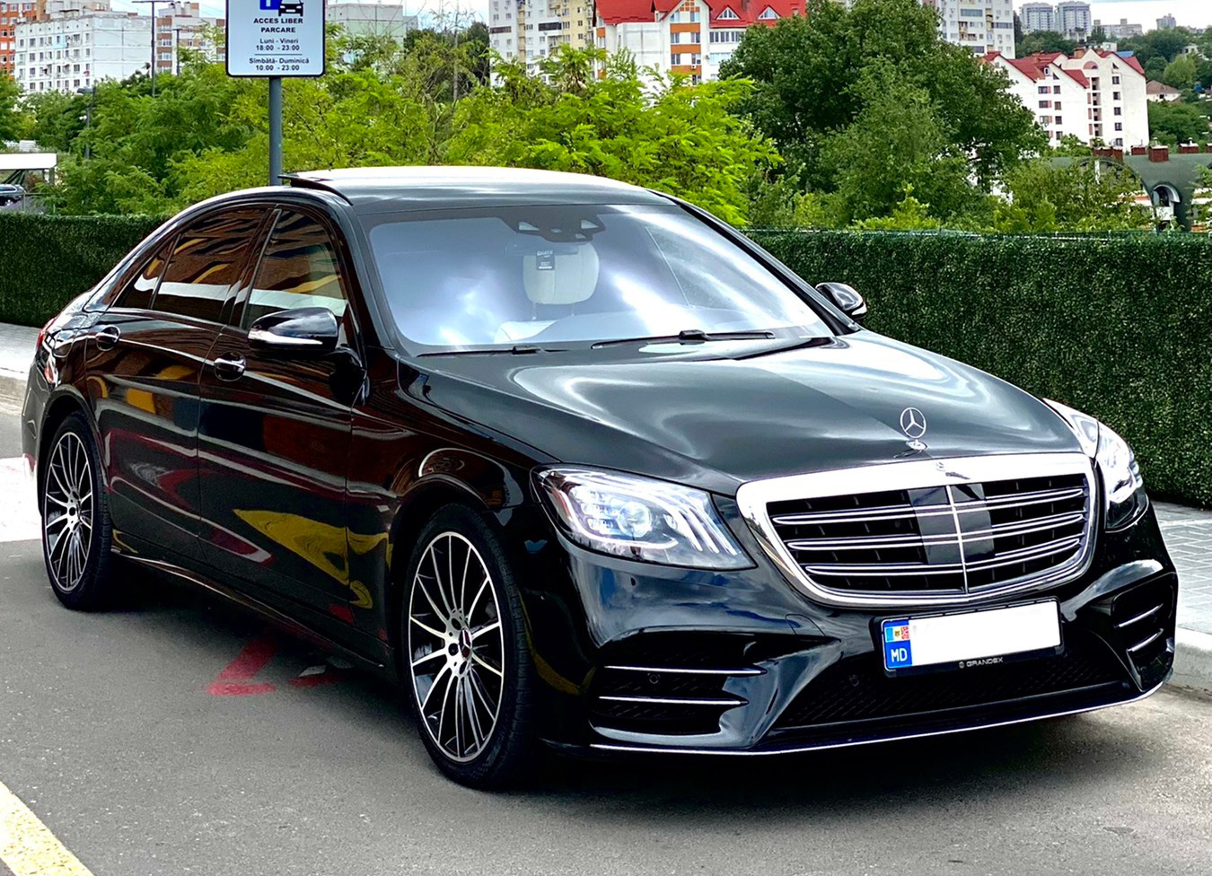 Аренда Авто На Свадьбу (Кишинев) - Mercedes S class W222 С Водителем