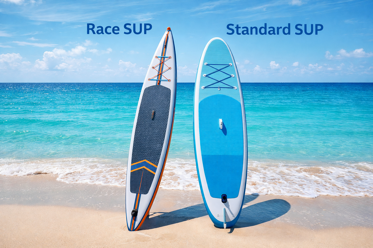 Гоночные сапборды — сравнение стандартных и гоночных моделей