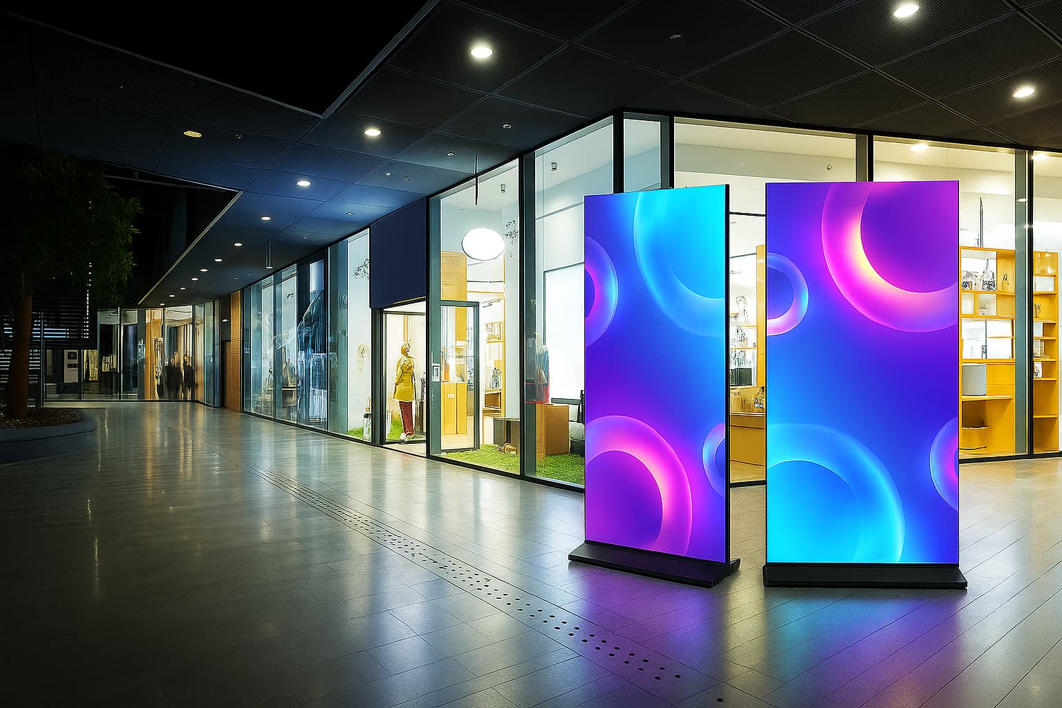 Уличный экран для рекламы цена и примеры конструкций