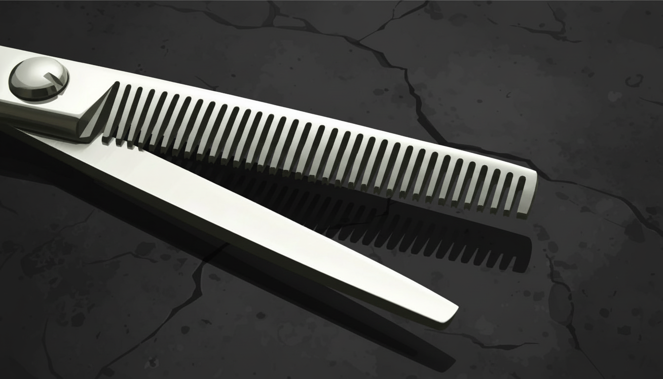 Односторонние филировочные парикмахерские ножницы Mizuka