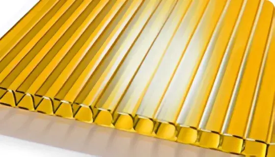 жёлтый сотовый поликарбонат